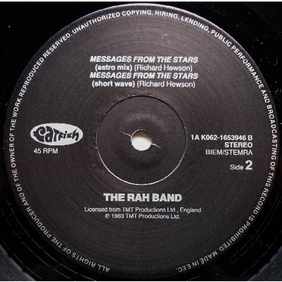 Rah Band Messages From The Stars Vinyl Eu Original Hhv