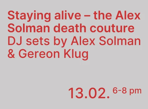 STAYING ALIVE T-SHIRT RELEASE von Alex Solman mit Gereon Klug