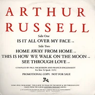 Arthur Russell - Is It All Over My Face