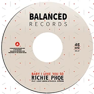 Richie Phoe - Baby I Love You So