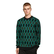 Fred Perry - Harlequin Crew Neck Jumper