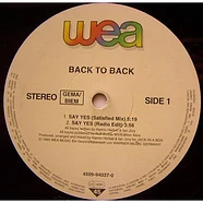 Back To Back - Say Yes