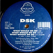 DSK - What Would We Do / Read My Lips
