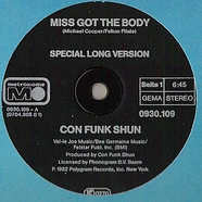 Con Funk Shun - Miss Got The Body