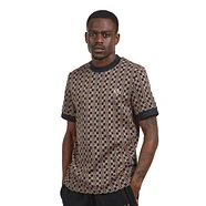 Fred Perry - Glitch Chequerboard T-Shirt