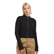Fred Perry - Ribbed Zip Through Jumper