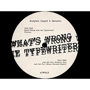 Darween, Murphie Cooper - What's Wrong With The Typewriter?