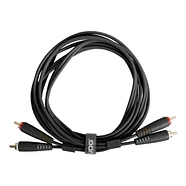 UDG - Ultimate Audio Cable Set RCA - RCA Black Straight 3m