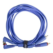 UDG - Ultimate Audio Cable Set RCA Straight-RCA Angled Blue 3m