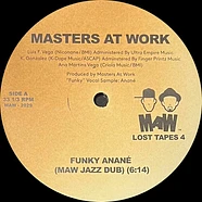 Masters At Work - Funky Anané / Maw Want You