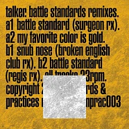 Talker - Battle Standards Remixes