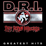 D.R.I. - Greatest Hits Red Vinyl Edition Silver Splatter Vinyl Edition