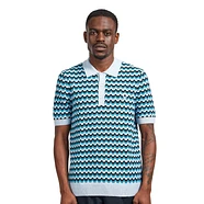 Fred Perry - Boucle Jacquard Knitted Shirt