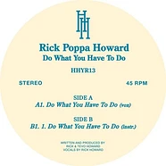 Rick Howard - Do What You Have To Do