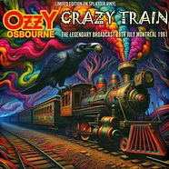 Ozzy Osbourne - Crazy Train Numbered Aqua / Purple Splatter Vinyl Edition