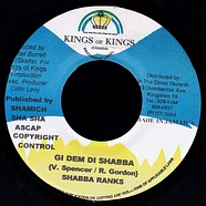 Shabba Ranks - Gi Dem Di Shabba