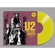 U2 - San Bernardino California 1983 Yellow Vinyl Edtion