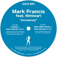 Mark Francis feat. Nimiwari - Exclusively