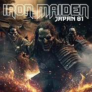 Iron Maiden - Japan 81 Red With White Splatter Vinyl Edition