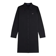 Fred Perry - Button-Through Jersey Shirt Dress