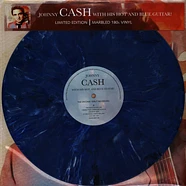 Johnny Cash - With His Hot And Blue Guitar Blue Marbled Vinyl Edition