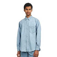 nanamica - Regular Collar Light Denim Shirt