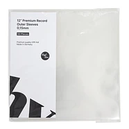 50x 12“ Premium Record Outer Sleeves - Außenhüllen (0,15mm / Made in Germany / CPP-Folie)