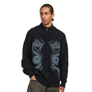 Butter Goods - Dragon Zip-Thru Knit Sweater