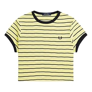 Fred Perry - Striped Ribbed T-Shirt