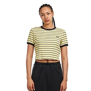 Fred Perry - Striped Ribbed T-Shirt