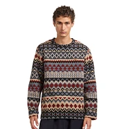 District Vision - Jacquard Knit Crew Neck