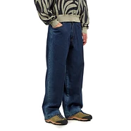 Rassvet - Shadow Wash Baggy Denim Pants Woven