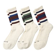 ROTOTO - 3 Pack Everyday Athletic Socks
