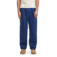 Beams Plus - 2 Pleats Relax Trousers Cotton Linen