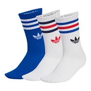 adidas - 3-Stripes Crew Socks (Pack of 3)
