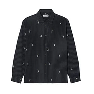 Lacoste - Embroidered Jacquard Cotton Shirt