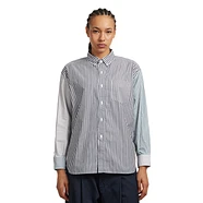 BEAMS BOY - Stripped Crazy BD Long Sleeve Shirt