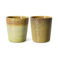 HKLIVING - 70s Ceramics: Van Gogh Coffee Mugs (Set of 2)