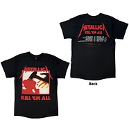 Metallica - Kill 'Em All Tracks (Back Print) T-Shirt