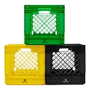 Vinyl Crate - 12" Vinyl Crate Jamaica Edition: Bright Green - Yellow - Black