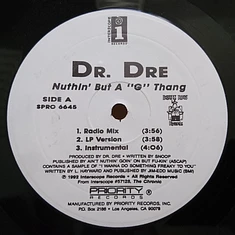 Dr. Dre - Nuthin' But A 'G' Thang