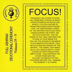 Happy Meals - Full Ashram Devotional Ceremony Volumes IV-VI
