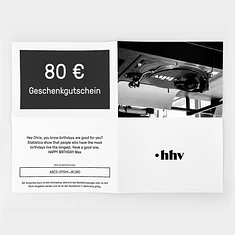 HHV - Gutschein / Voucher - 80 EUR