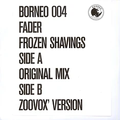 Fader - Frozen Shavings