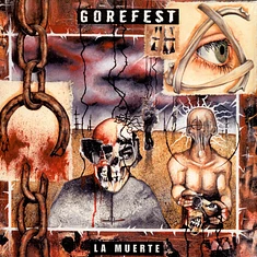 Gorefest - La Muerte Orange With White/Red Splatter Vinyl Edition