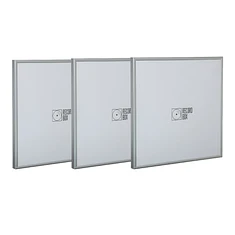 Vinyl Home - 12" Vinyl Frame Set (3 Stück) Aluminium