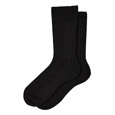 RoToTo - Linen Cotton Rib Crew Socks