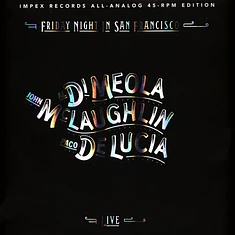 Al Di Meola, Hon Mclaughlin, Paco De Lucia - Friday Night In San Francisco