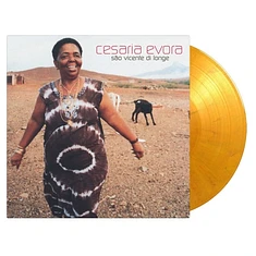 Cesaria Evora - Sao Vicente Di Longe Orange & Black Marbled Vinyl Edition