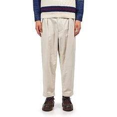 Beams Plus - 2 Pleats Tapered Twill
